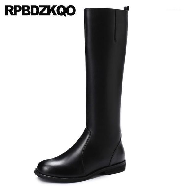 

boots 10 knee high equestrian ladies plus size designer shoes women luxury 2021 black tall chunky long riding big short zipper1