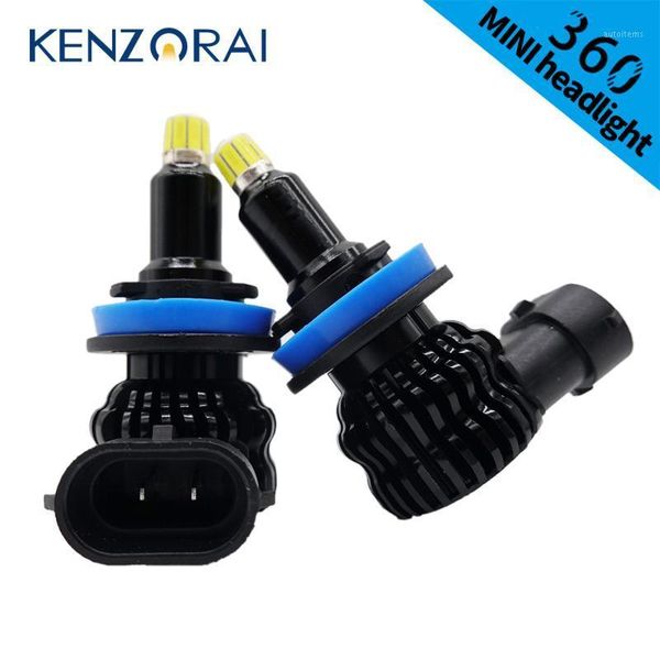 

2pcs 8-sided light led bulb car headlight bulbs led h7 h11 h8 h9 h1 h3 9012 9005 3 9006 4 fog lamp accessories 50w 6000lm1