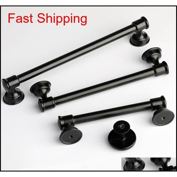 

european simple black furniture handle black 3.8'' 5'' 6.3'' drawer kitchen cabinet wardrobe door qylyis new_d