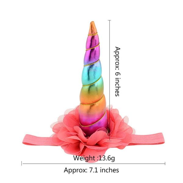 

12pcs/lot chiffon flower girls headband elastic hairband flowers headband with horn kids headwear hair accessories 869 q sqcqdc