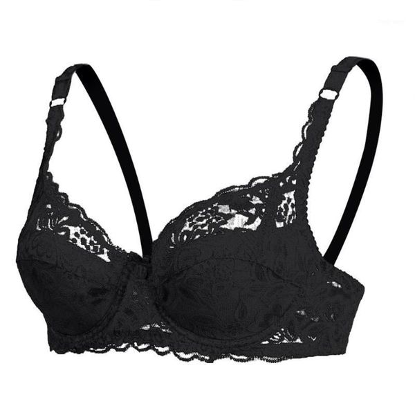 

2021 new arrival women push up wireless lace bra women ultrathin bralette underwear lingerie lenceria dropshipping #1, Red;black