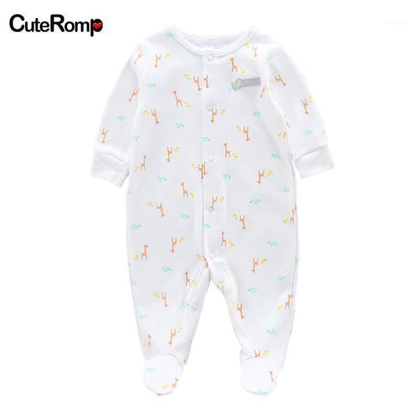 Footies 0-12 meses infantil desenho animado bebê menina roupas para meninas meninas macacão roupas pijama nascido