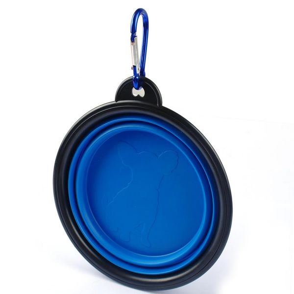 

50pcs 100pcs wholesale collapsible sile pet bowl feeding water dish portable travel bowls for puppy sqcjpj