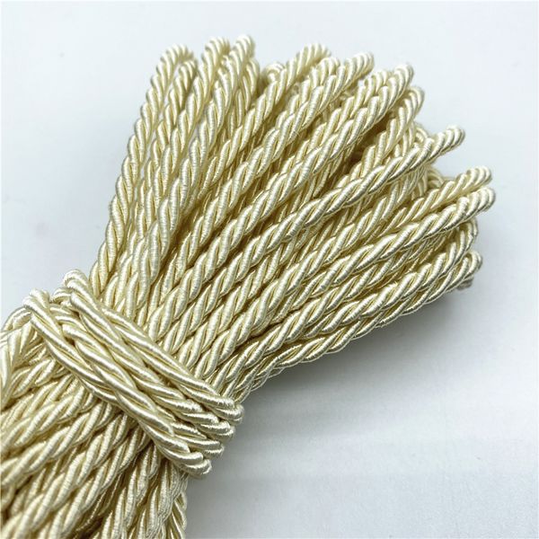 10 Yards/Lot Anderes Kunsthandwerk 3 mm 3-strängiges Paracord-Seil Polypropylen für Heimdekorationszubehör DIY handgefertigte Heimtextilien