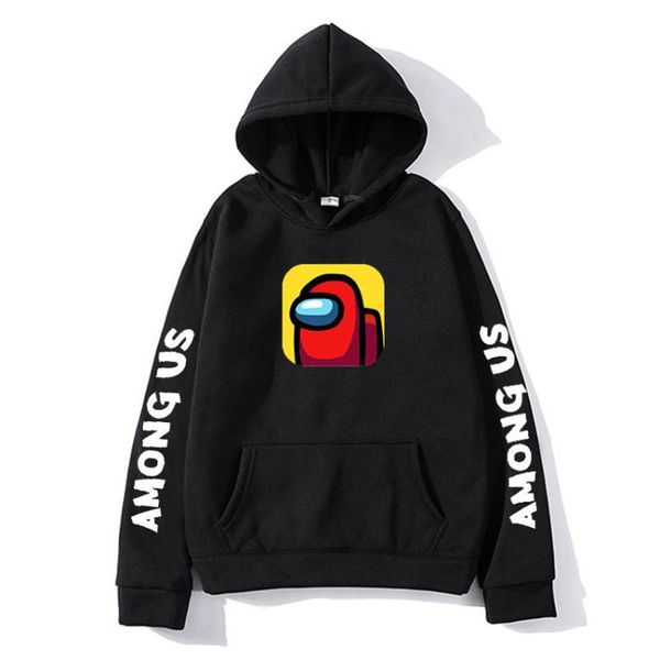 

winter sudadera hoodies hip autumn pullover 2020 new streetwear sweatshirt hoody hombre among us hop men tracksuit casual gxhxf, Black