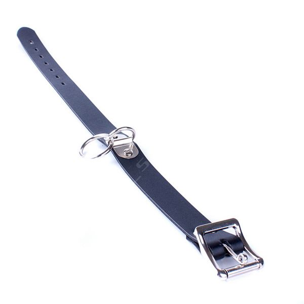 

2016 classic toys erotic pu neck leather fetish collar chastity black necklace bondage choker for games mcqnb