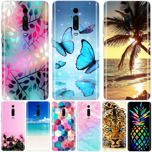 

soft silicone back cover phone for mi silicon case mi9t xiaomi 9t pro funda coque shell