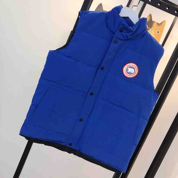 

men luxurys designers clothing canada winter preferred weste warm vests women's jacket classic coats ladies outerwear big size, Black;white