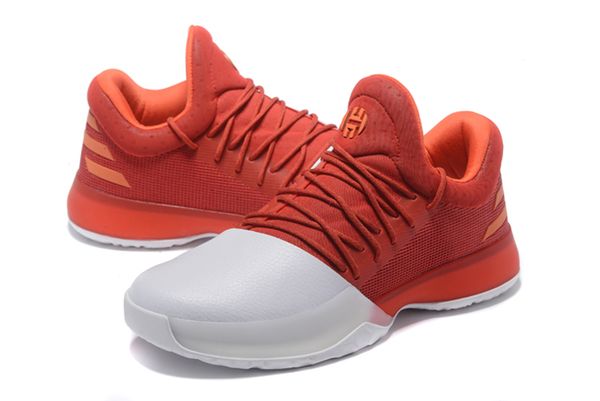 

2020 new arrival mens james harden vol. 1 iv mvp bhm rockets basketball shoes outdoor sports training sneakers size us 7-12, White;red