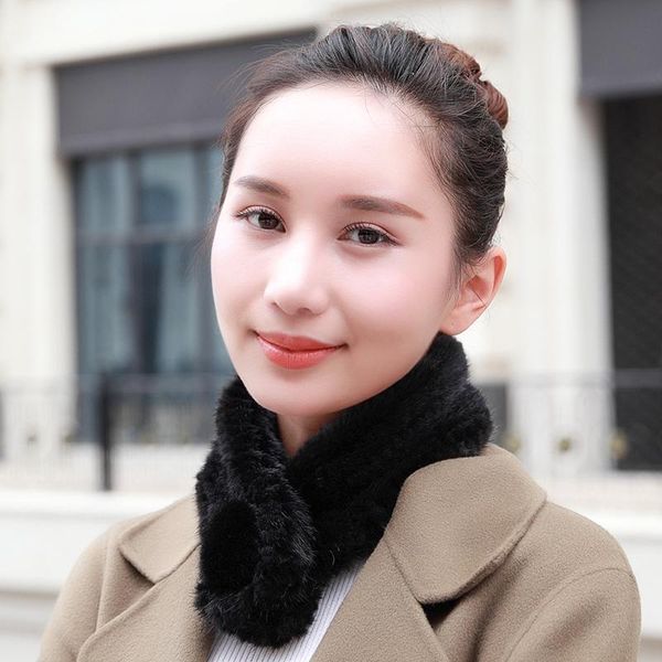 

scarves lantafe scarf woman winter short wool black white woven bib scarfs warm fashion cute, Blue;gray