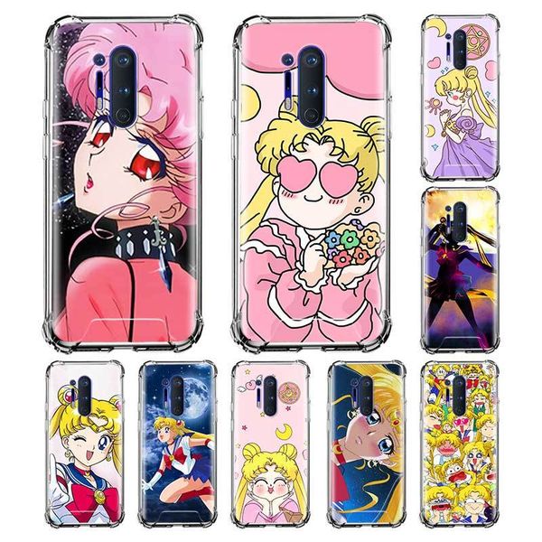 

airbag anti fall for oneplus nord 8 7 7t pro 5g 8pro 7pro fundas capas mobile carcasa cases anime sailor moon