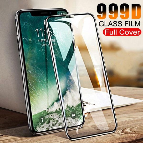 

999d изогнутый закаленное стекло для iphone 11 pro x xs max хг экрана протектор на iphone 7 8 6 6s plus se wmtnbk infant2005