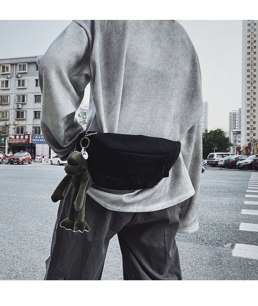

hbp shoulder bag messenger bags canvas bag multifunctional bag fashion high school students men and women personality handsome