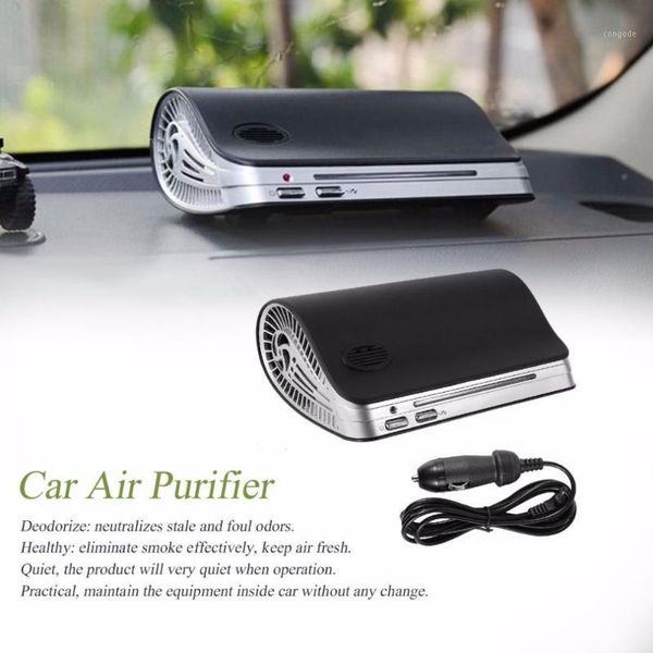 

car air purifier auto minus-ion air purification apparatus portable car cleaner ionic uv hepa ionizer fresh ozone new1