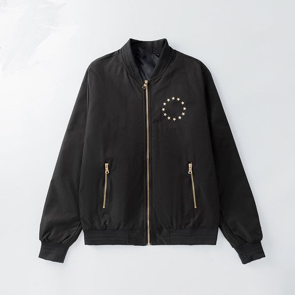 

spring and autumn new arrival men's casual jacket flying baseball regular style fashion high street v-neck long sleeves jackets size m, Black;brown