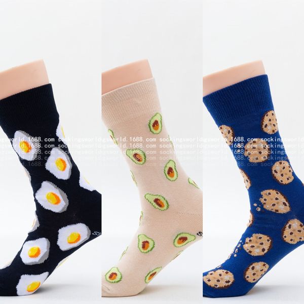 

children summer korean fruit food women's fashion fruit socks cotton sockscotton socks ifjrn, Black
