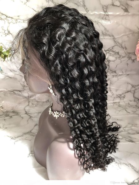 

hd transparent full lace front human hair wigs straight skin melt pre-plucked human hair wigs for black women 150 density, Black;brown