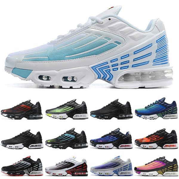

2020 new tn 3 running shoes women mens sneakers laser blue neon orange sky silver red purple nebula neon trainers taquets scarpe