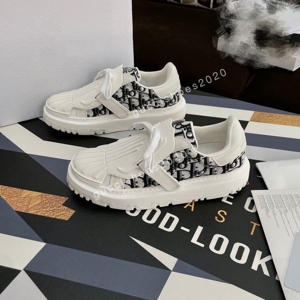 

2022 casual shoes crystal bottom paris designer sneakers men women vintage platform tripler mens sports trainers clear sole dad shoe size35-, Black;red