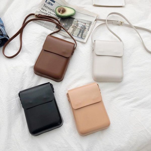

sell 2020 new women bags pu leather vintage mini crossbody phone bag ladies shoulder bag retro shell purse youth small