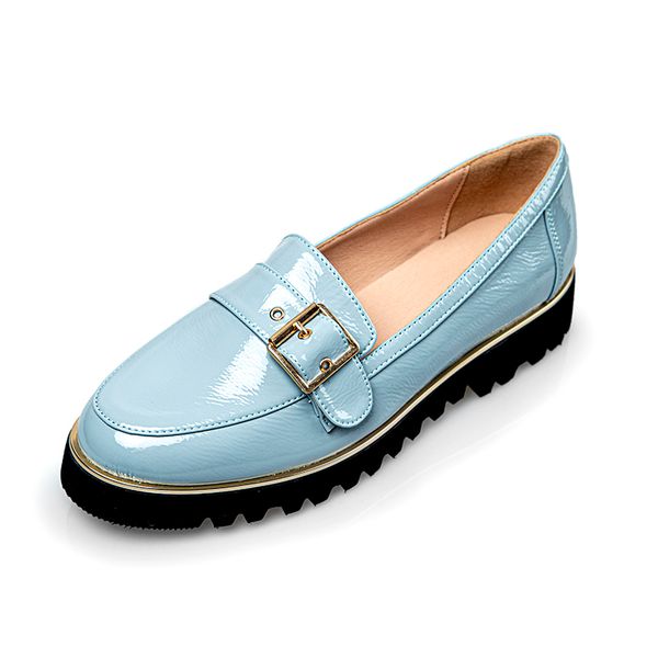 

low fashion high heels women's leather shoes loafer apartments uenw, Black