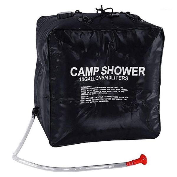 

outdoor bags shower bag foldable solar energy heated camp pvc water camping travel hiking climbing bbq picnic storage 40l1