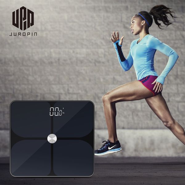 

guangzhou juropin bmi body fat analyser monitor scale with led digital smart bluetooth app monitoring health information