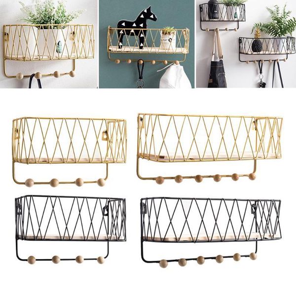 

metal basket with hooks wire storage baskets key organizers for kitchens,1
