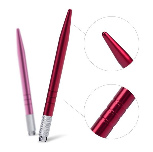 

tattoo guns kits 50pcs eyebrow makeup manual pen microblading machine permanent lock-pin handle eyelash mini tool