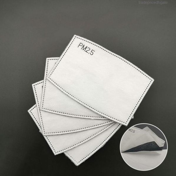 

carbon stock activated pm2.5 face 5 layers in protective filter insert for mouth mask sale