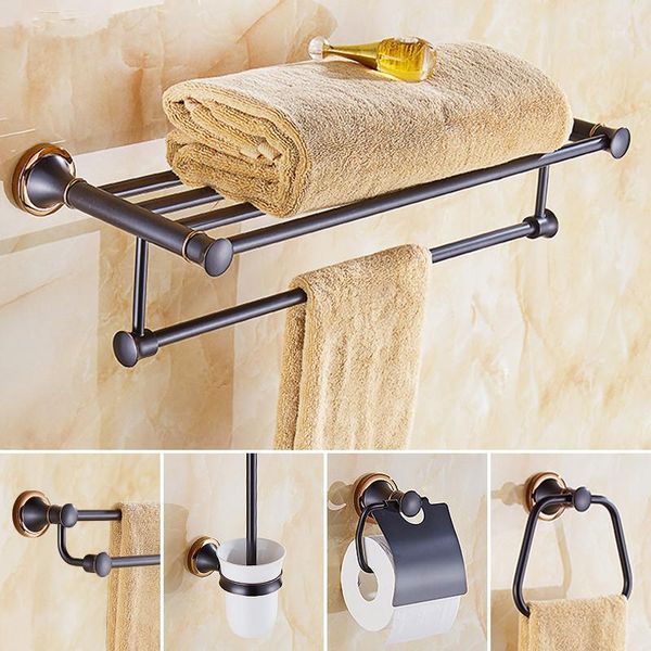 

auswind european brush hanging 304 stainless steel black bathroom accessories vintage bathroom products1