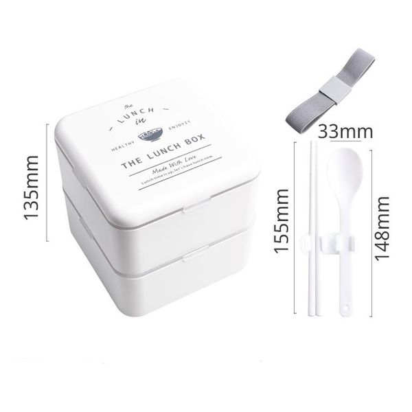 

baispo japanesses style lunch box for kids 2layer portable bento box leakproof food container for picnic student food container bbyqgm