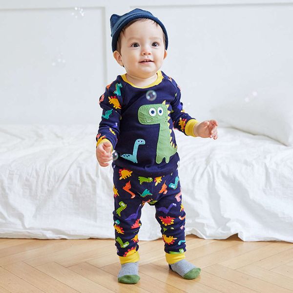 

vaenait dign winter autumn and suit korean home long sve wear children's cotton pajamas rnvf, Blue;red