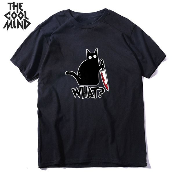 

short sleeve cool knife cat print men t shirt casual men tshirt summer o-neck t-shirt men tee shirt sport hooded sweatshirt hoodie