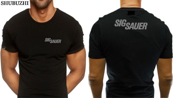 

shubuzhi new men's sig sauer t shirt tee shirt sport hooded sweatshirt hoodie