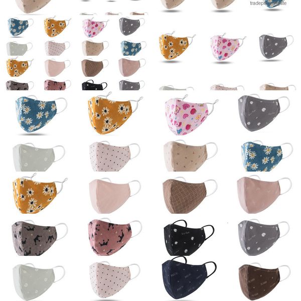 

cotton washable kids face cartoon mouth 100% reusable mask with filter dus nlmq krpl