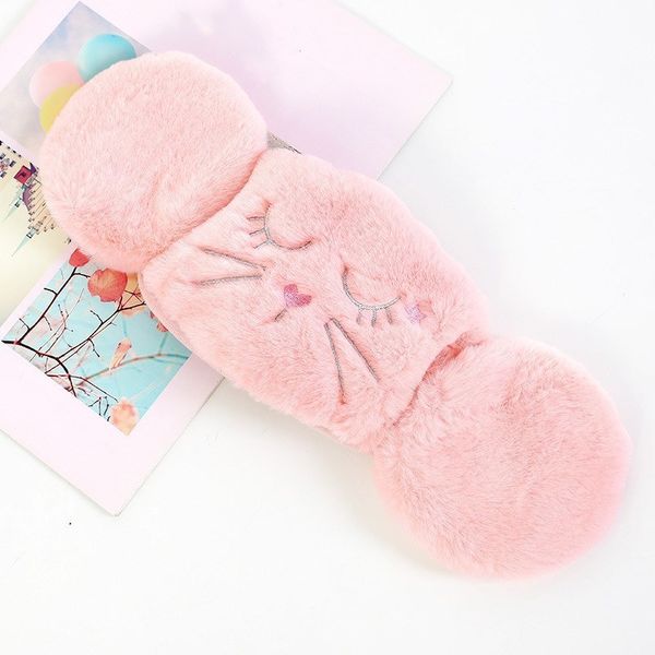 

20211pc mask 2 new 1 women in earmuffs cartoon cat autumn winter thicken plush outdoor wear riding keep warm earflap