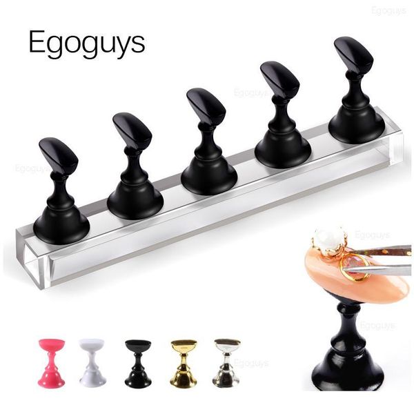 

nail art practice display stand rack checker board tips false nails holder uv gel showing shelf training base diy manic qylmvw