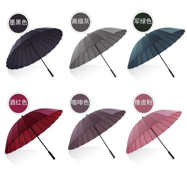 

couple umbrella 24 bone long handle umbrella ladies large umbrella double male oversized windproof reinforced business bbyfpl lipper