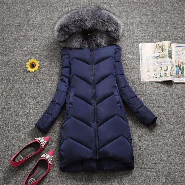 

fake fur parkas women down jacket new 2020 winter jacket women thick snow wear winter coat lady clothing female jackets parkas, Black