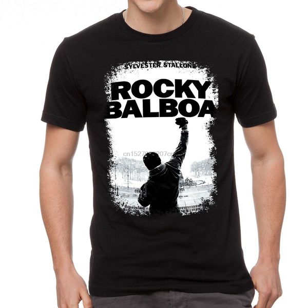 

rocky balboa men t-shirt black одежда 6-a-140 спорт толстовка с капюшоном толстовка