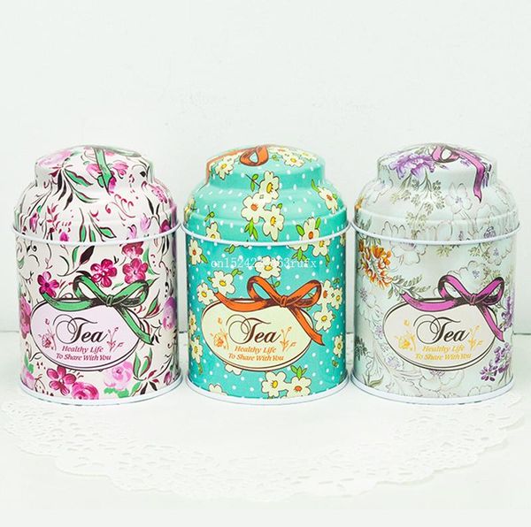 

100pcs metal tin mini box vintage flower style design tins tinplate tin wholesale