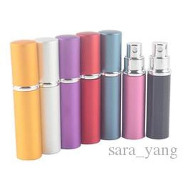 

5ml mini spray perfume bottle travel refillable empty cosmetic container perfume bottle atomizer aluminum refillable wmtrum lyqlove