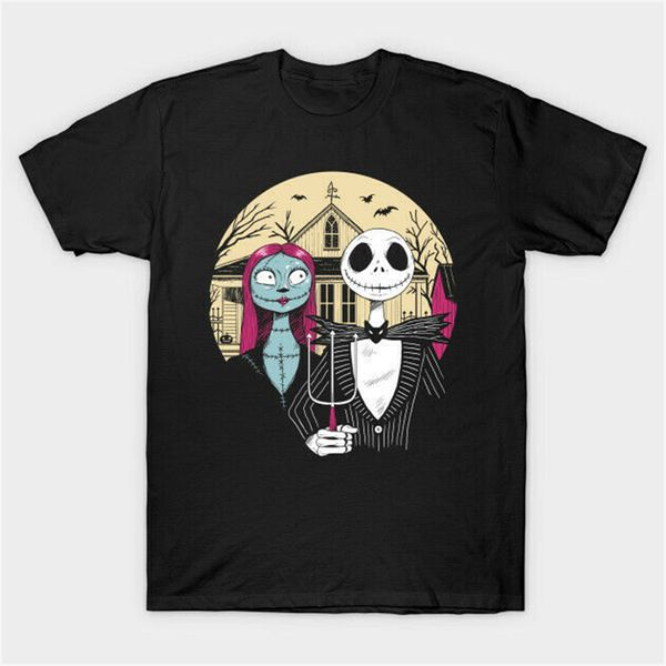 

nightmare gothic jack and sally parody american gothic funny black s 3xl new funny hoodie designers t shirts sweatshirt