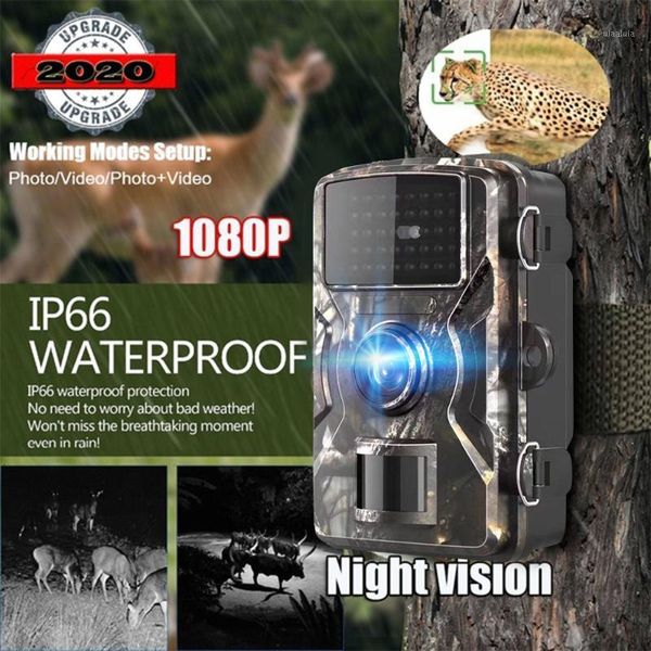 

camcorders 12mp 1080p full hd trail hunting camera wild surveillance ip66 waterproof night vision 120Â° wide angle lens portable camcorder1