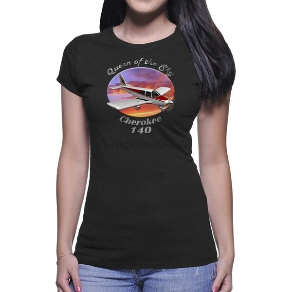 

piper cherokee 140 queen of the sky women`s dark t shirt fashion t shirt new 3d printed cool offensive shirts sport hooded sweatshirt hoodie