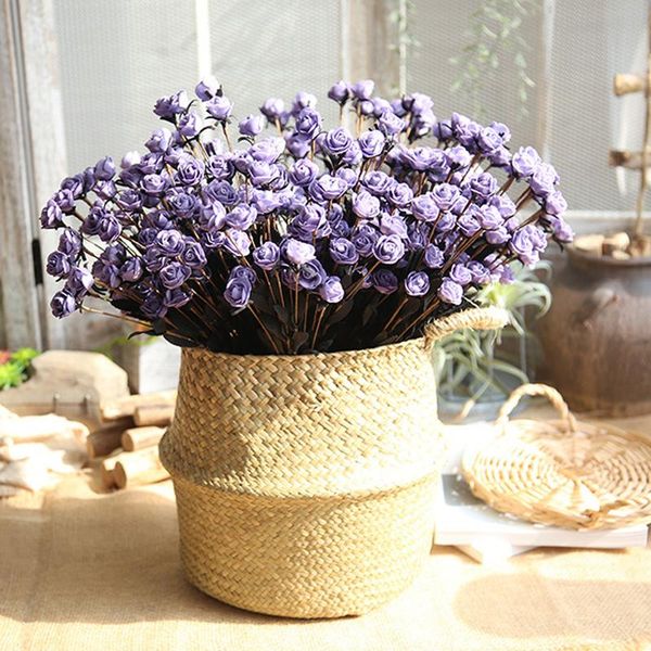 

wedding decoration rose bouquet 50cm pe fake flower bouquet 15 rose flowers artificial flower home decoration party supplies dbc vt0536