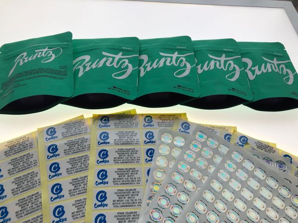 

3.5g назад голограмма matt edibles зеленый местного 3.5gram мешок пустые наклейки наклейке майларового runtz сумка сумка и майларовый bbyzc