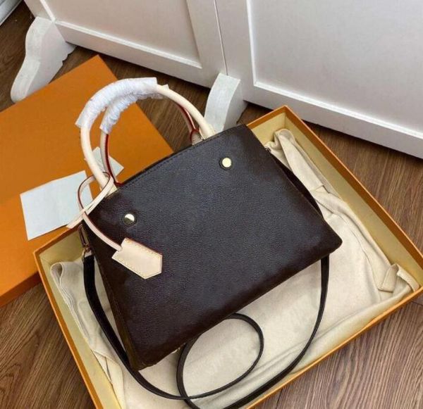 

newset bags montaigne tote women real leather shoulder bags purse floral print handbags crossbody big shopper bag business lapbag no box