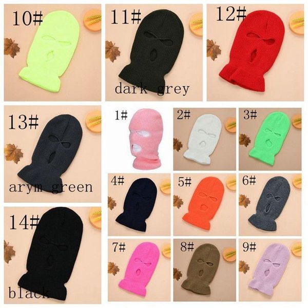 

tactical 3-hole cover ljjk2449 balaclava fa обложка лыжная шапка полные теплые шляпы party mask beanie mdjj 14 цветов капюшон 9tua # full fa